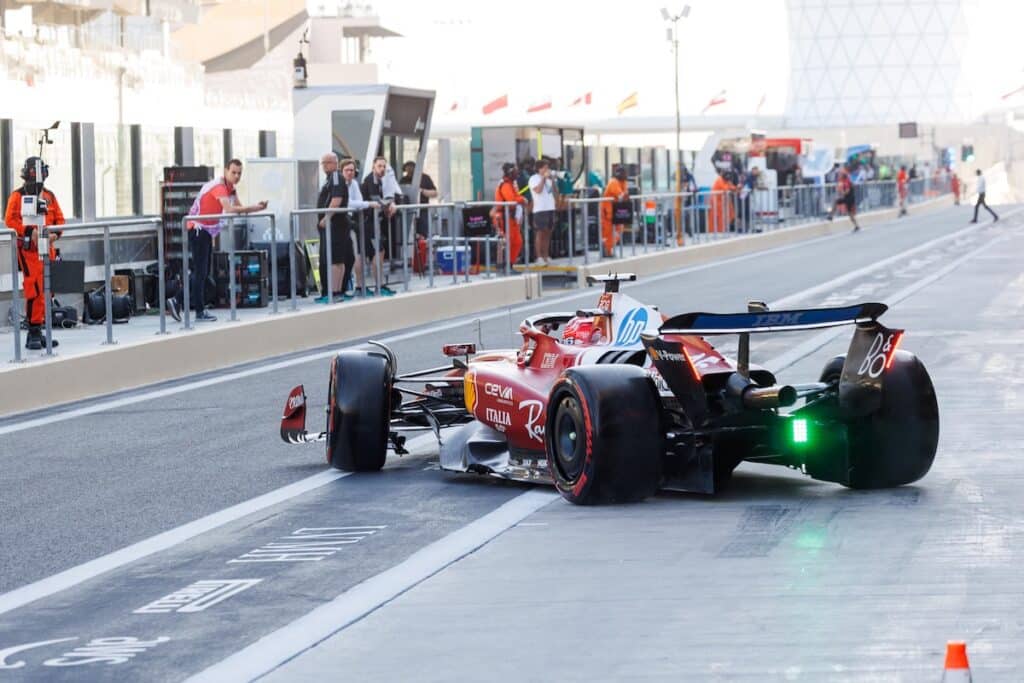 Charles Leclerc Ferrari Abu Dhabi