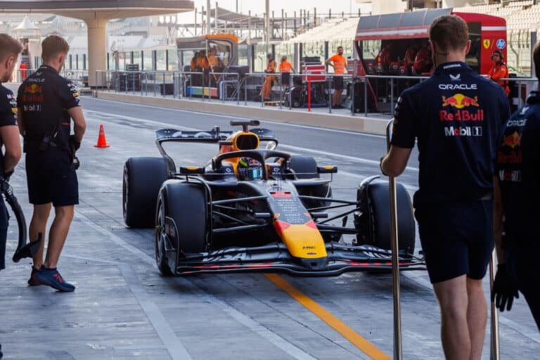 Isack Hadjar Red Bull Abu Dhabi