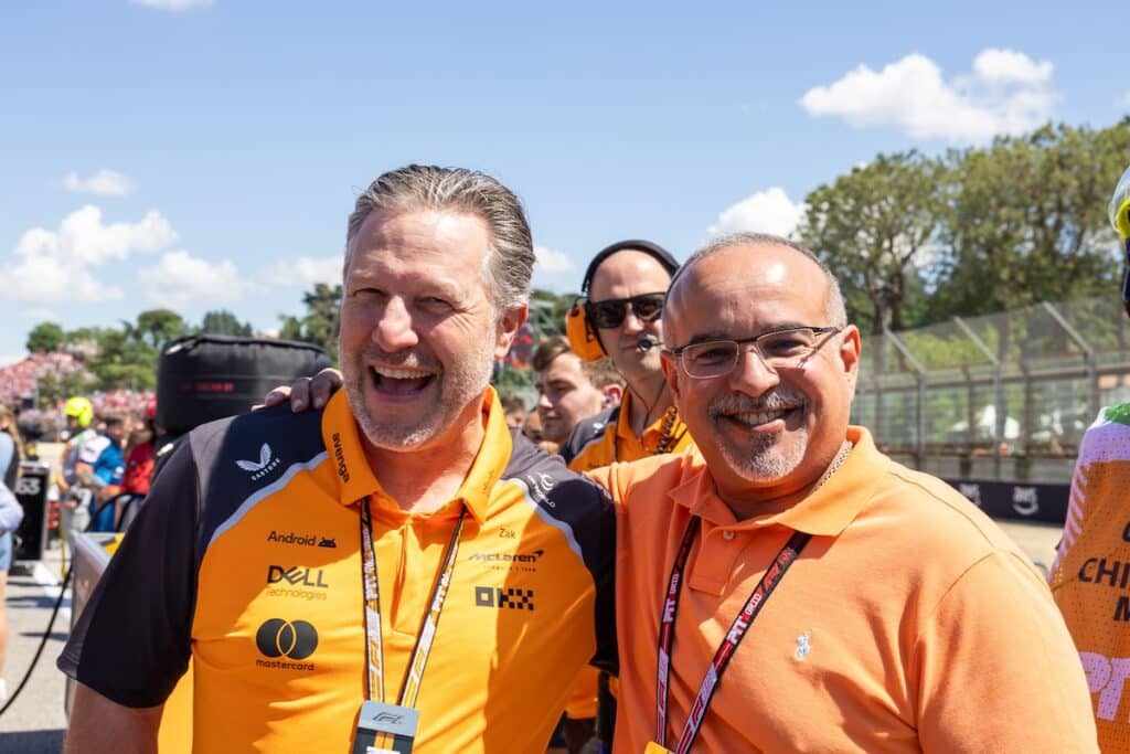 Zak Brown HRH Prince Bahrain