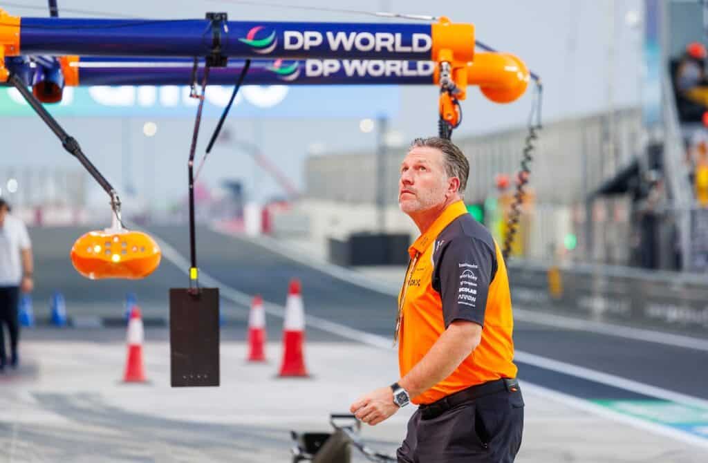 Zak Brown Mclaren qatar