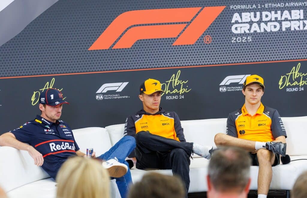 abu dhabi gp 2025 oscar, max lando