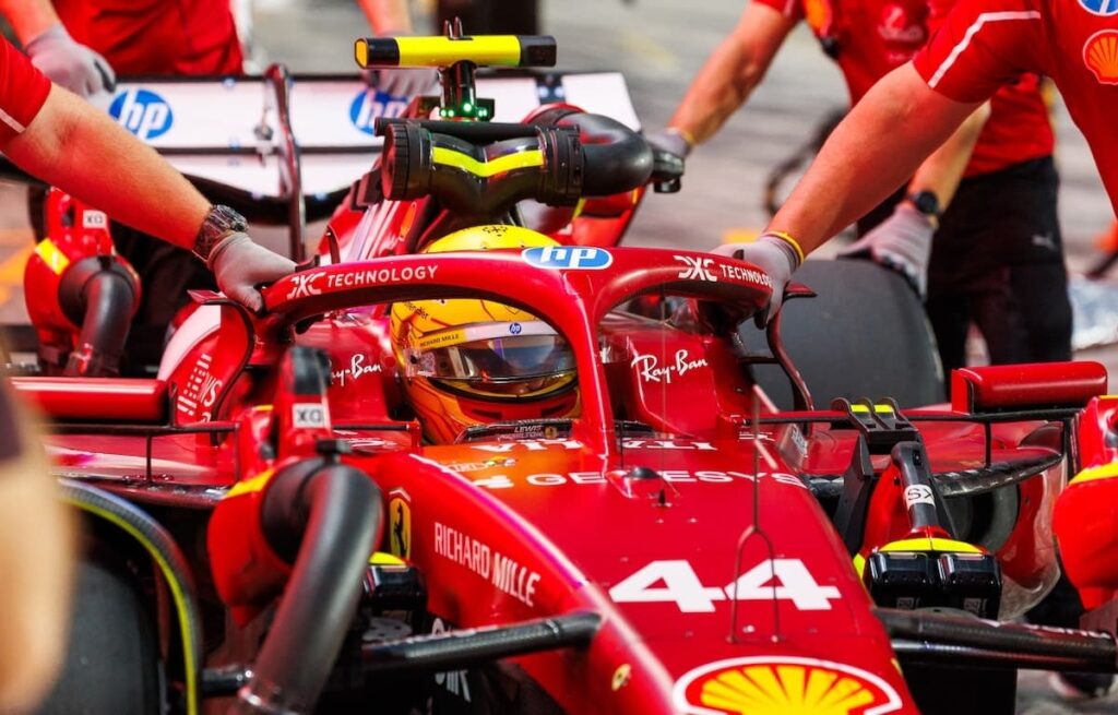 lewis hamilton ferrari qatar
フェラーリのルイス・ハミルトン、2025年カタールGPにて