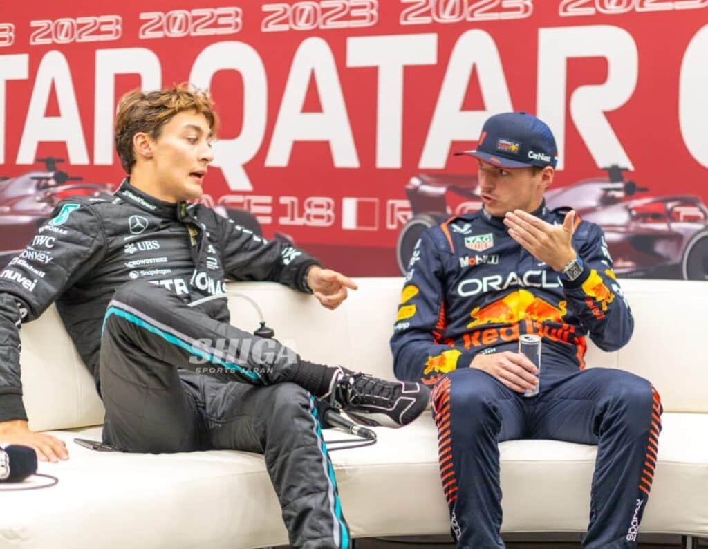 ラッセル、フェルスタッペンに皮肉で応酬