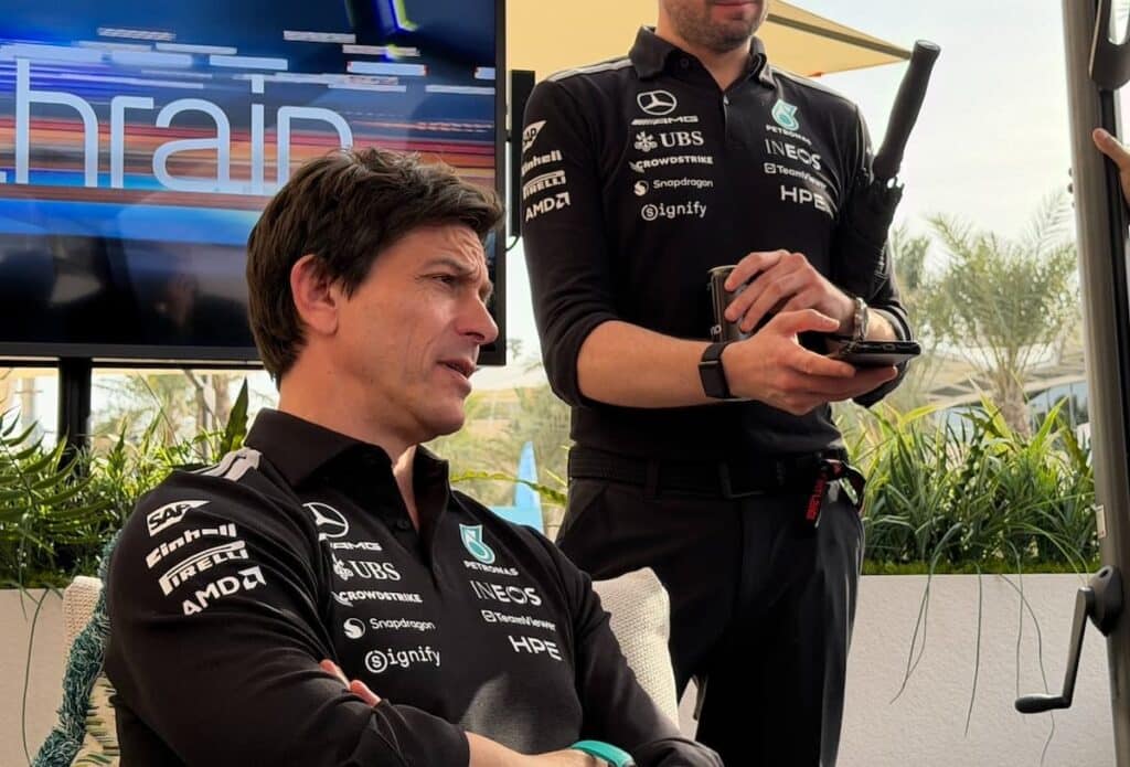 toto wolff mercedes bahrain
メルセデスのトト・ヴォルフ代表 バーレーンテスト