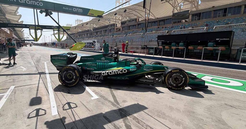 アストンマーティン AMR26 バーレーンテスト