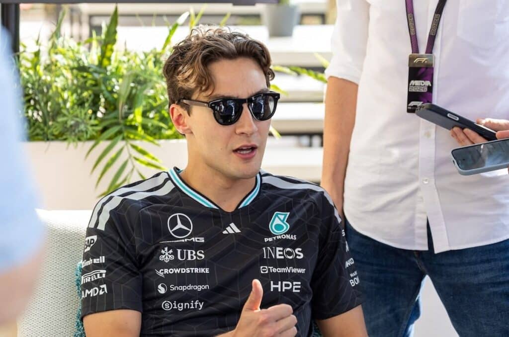 george russell mercedes bahrain
メルセデスのジョージ・ラッセル バーレーンテスト