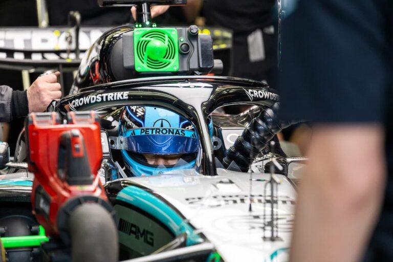 gorge russell bahrain mercedes メルセデスのジョージ・ラッセル バーレーンテスト