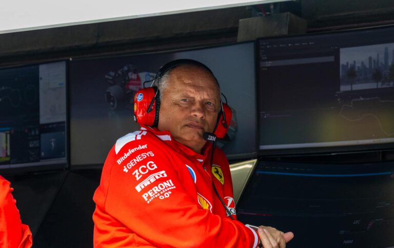 fred vasseur ferrari バスール代表「ハミルトンとルクレールは我々の期待を理解している」