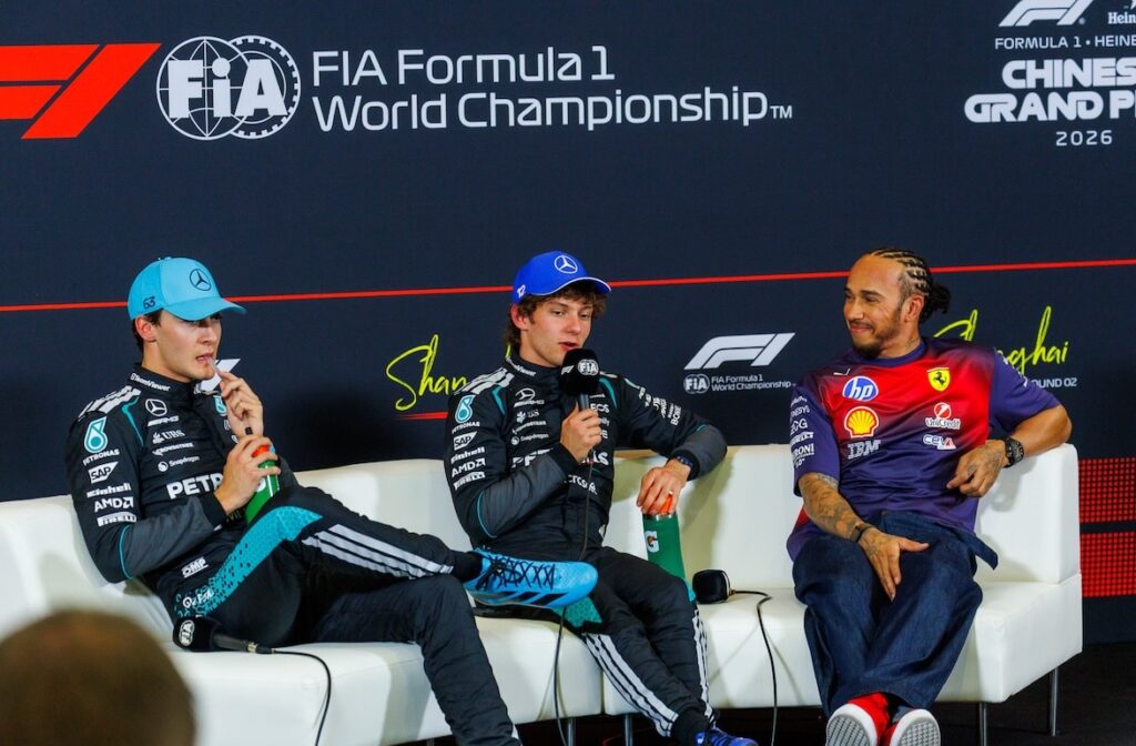 chinese gp 2026 アントネッリ、F1史上最年少ポールを達成―メルセデスがフロントロー独占