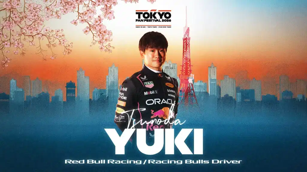 角田裕毅、「F1 TOKYO FAN FESTIVAL 2026」トークステージ出演決定!