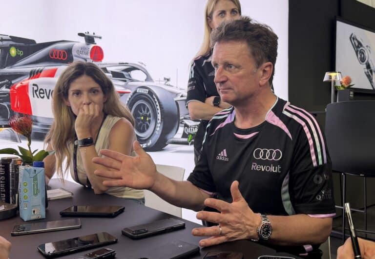 Allan McNish Audi Miami