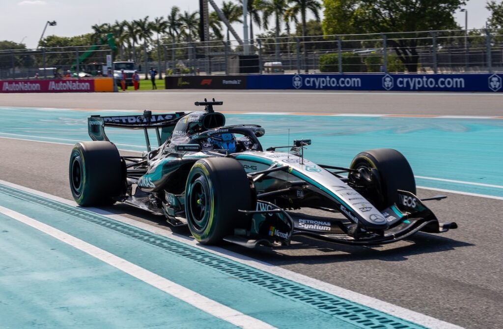 george russell mercedes miami gp 2026
メルセデスのジョージ・ラッセル、2026年マイアミGPにて