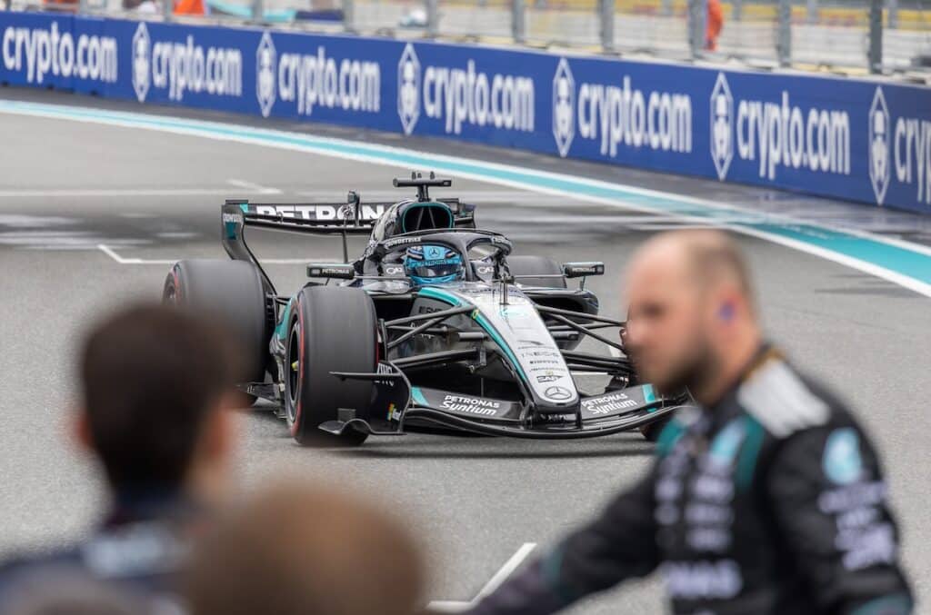 george russell mercedes miami