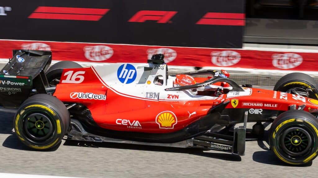charles leclerc ferrari barcelona