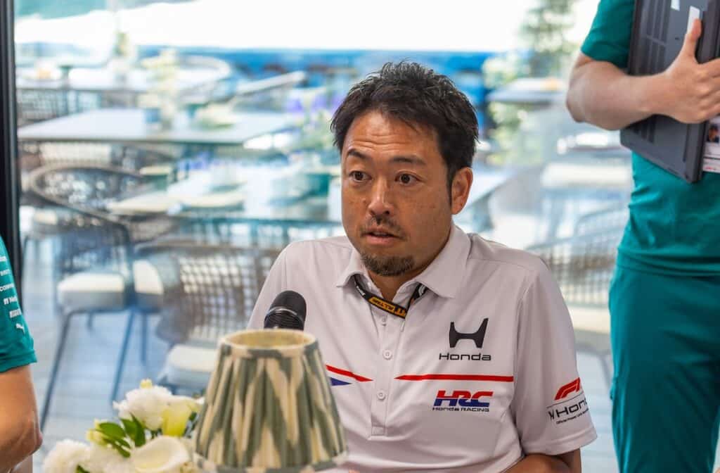 aston martin honda Austria gp orihara