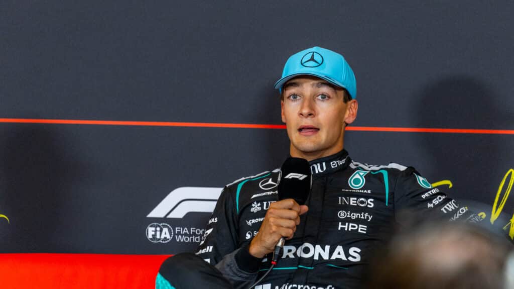 george russell mercedes austria 