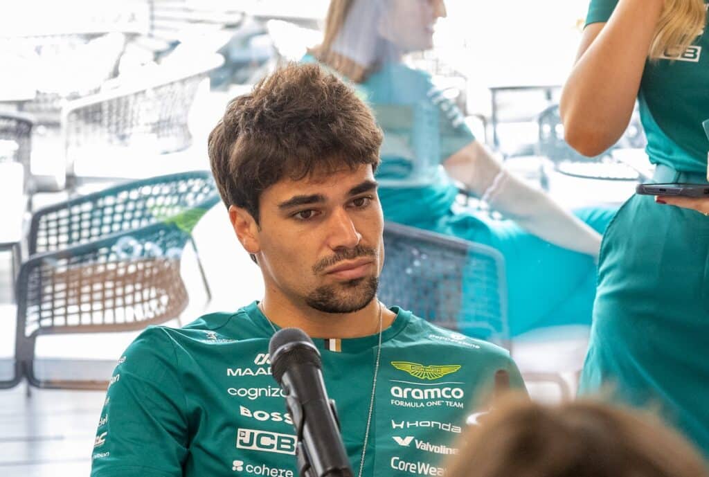 Lance Stroll Aston Martin Monaco