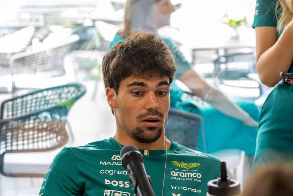 Lance Stroll Aston Martin Monaco