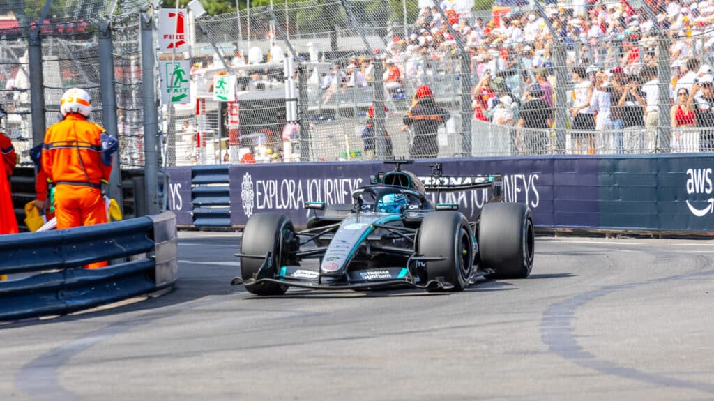 george russell mercedes monaco gp 2026