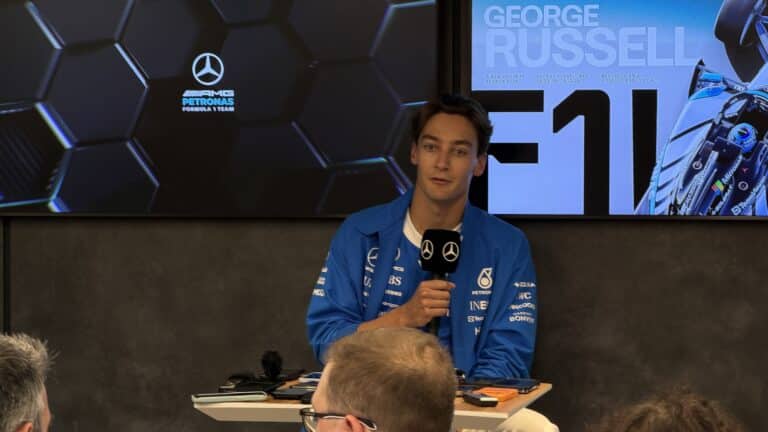 george russell mercedes British gp 2026
