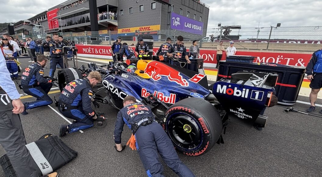 isack hadjar red bull belgium gp 2026 レッドブルのアイザック・ハジャー、2026年ベルギーGPにて