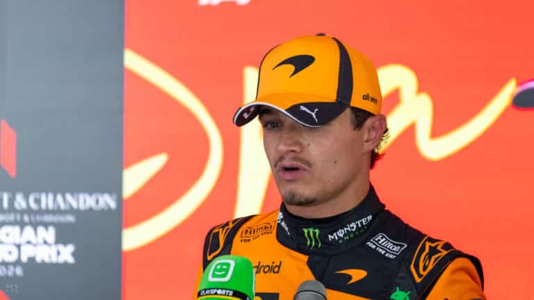 lando norris mclaren belgium gp 2026