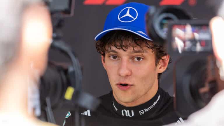 kimi antonelli mercedes belgium