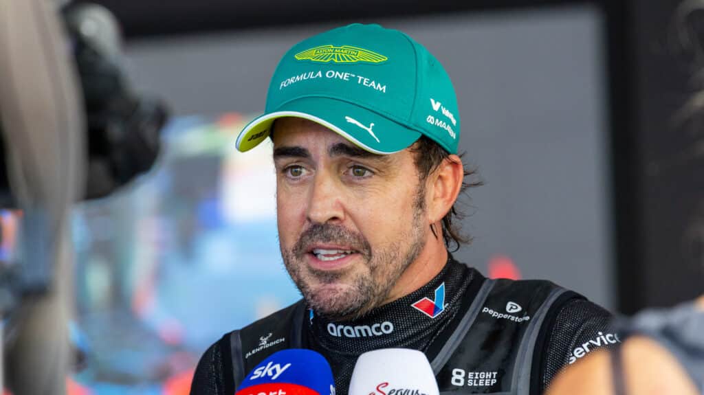fernando alonso aston martin Austria gp