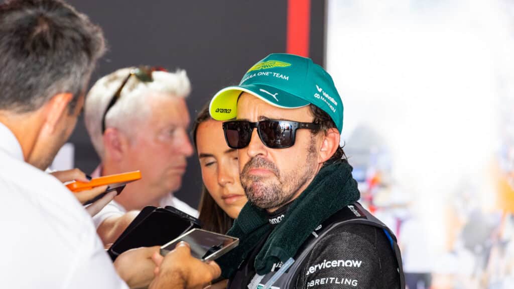 fernando alonso aston martin Austria gp