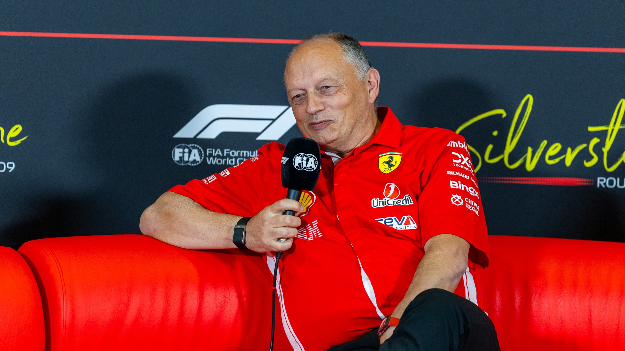 fred vasseur ferrari　British GP