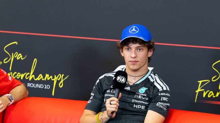 kimi antonelli mercedes Belgium gp 2026