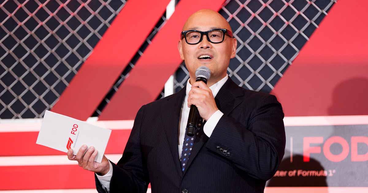 F1×FOD発表会で説明する担当室長