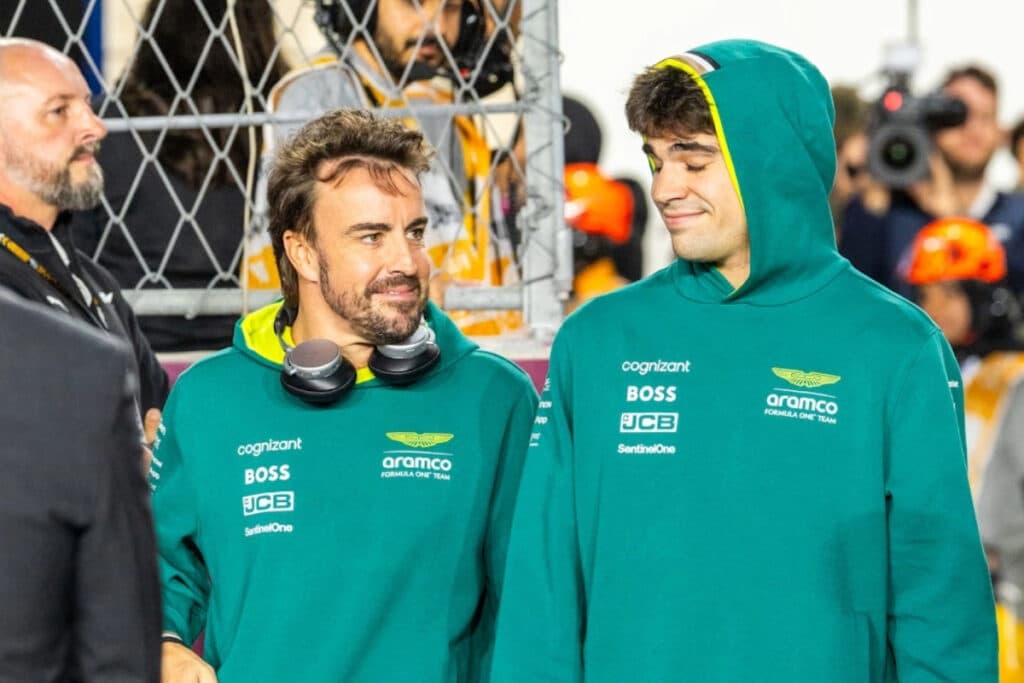 aston martin fernando alonso lance stroll