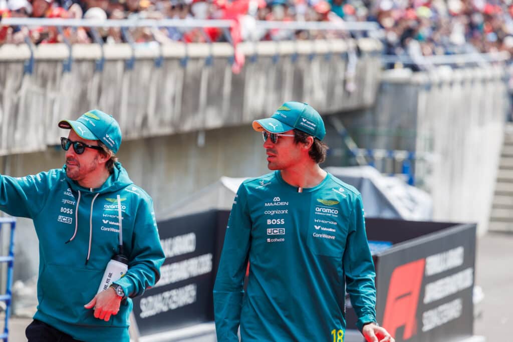 aston martin fernando alonso lance stroll
